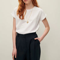 Sessun T-shirt Albano Optical White