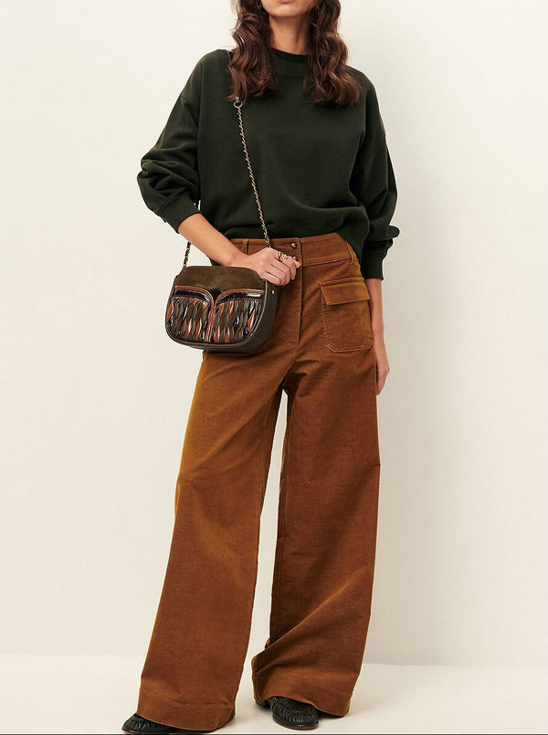 Sessun pantalon Manhastreet bronze