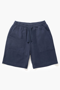 Sevice Works SEERSUCKER CHEF SHORT Dark Navy