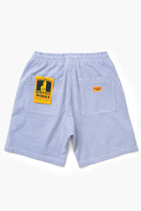 Sevice Works SEERSUCKER CHEF SHORT Navy Stripe