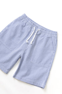 Sevice Works SEERSUCKER CHEF SHORT Navy Stripe