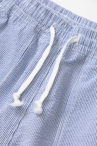 Sevice Works SEERSUCKER CHEF SHORT Navy Stripe