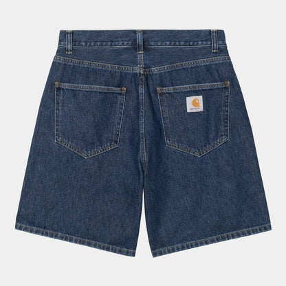 Short Carhartt Wip NOLAN SHORT Blue Stone Wash