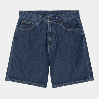 Short Carhartt Wip NOLAN SHORT Blue Stone Wash