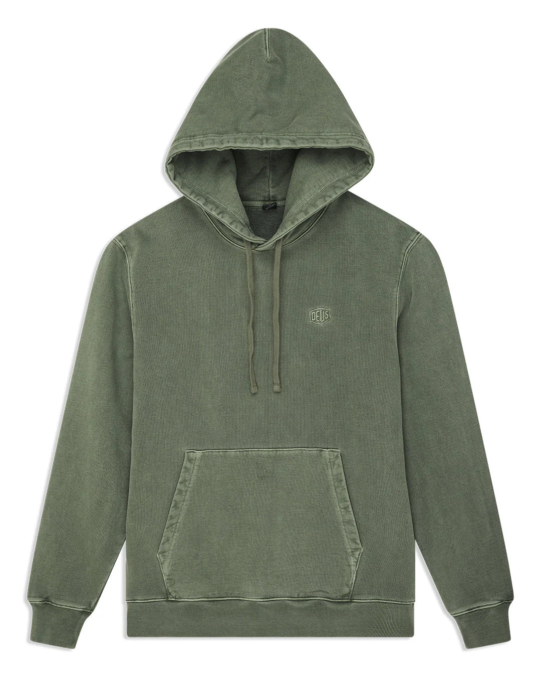 Sweat Deus Ex Machina SHIELD DYED HOODIE Cypress Green