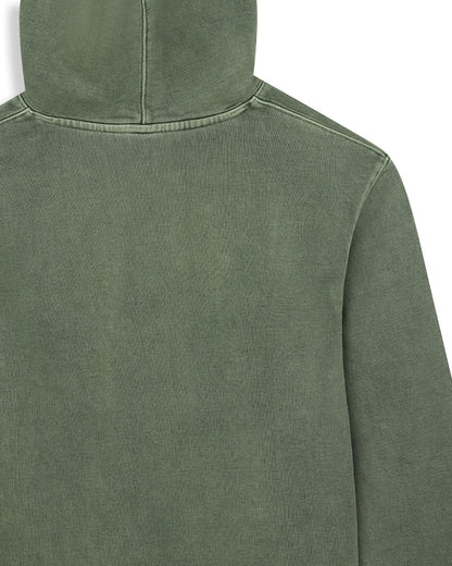 Sweat Deus Ex Machina SHIELD DYED HOODIE Cypress Green
