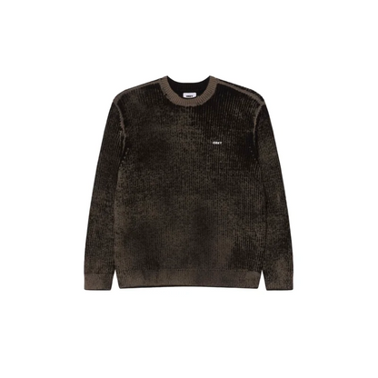Sweat OBEY SPRAY EFFECT SWEATER Black Multi