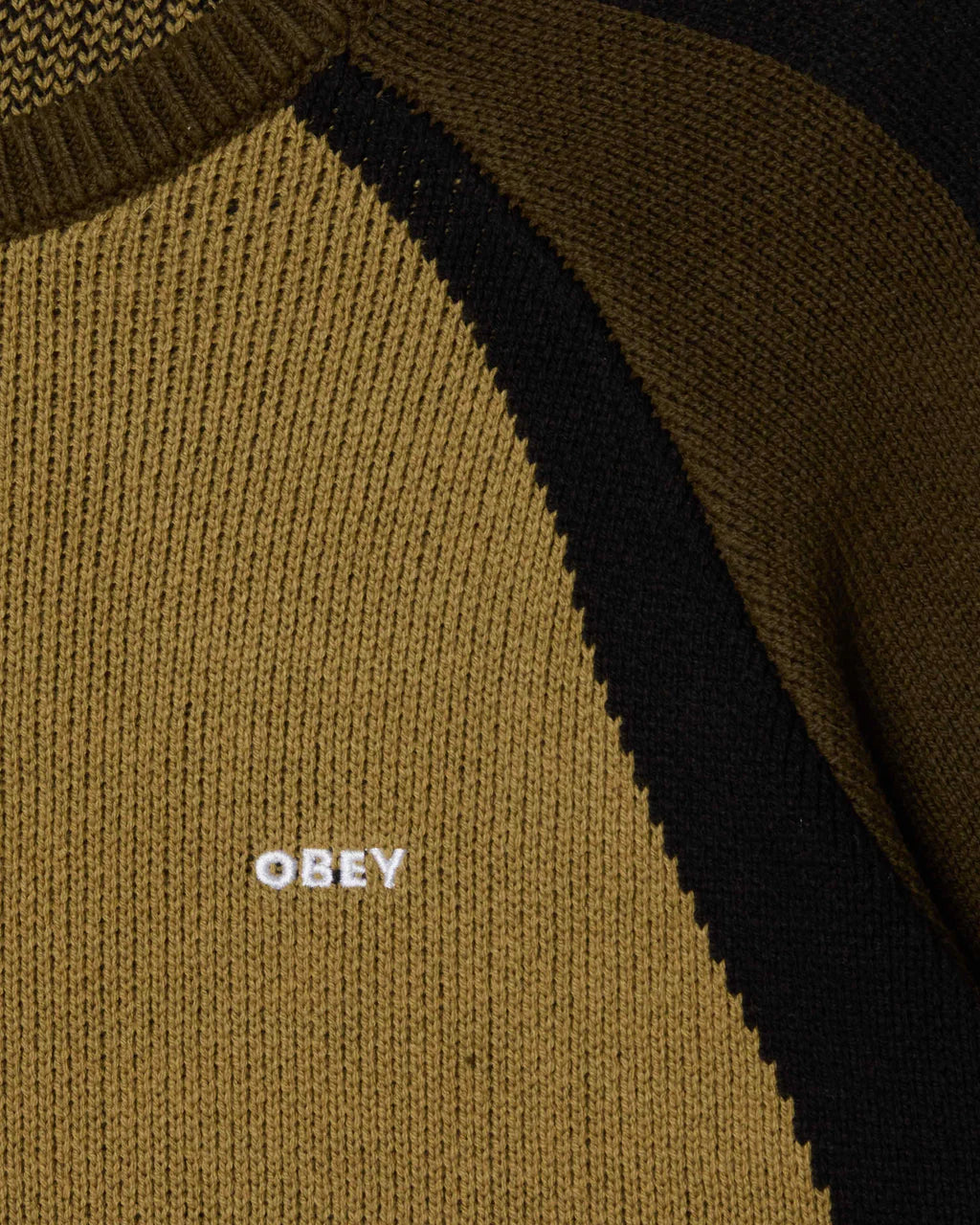 Sweat Obey RAGLAN CREW NECK SWEATER Mermaid green