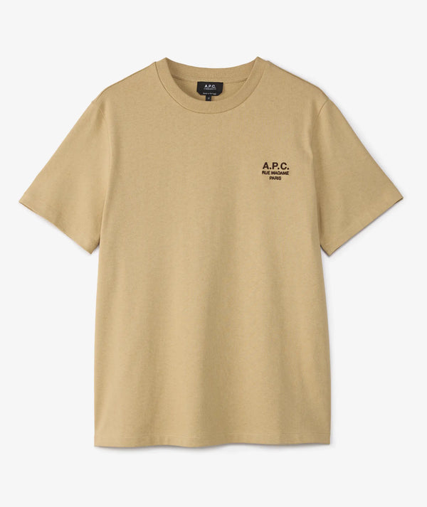T Shirt APC TEE STANDARD RUE MADAME GOTS Beige — APC