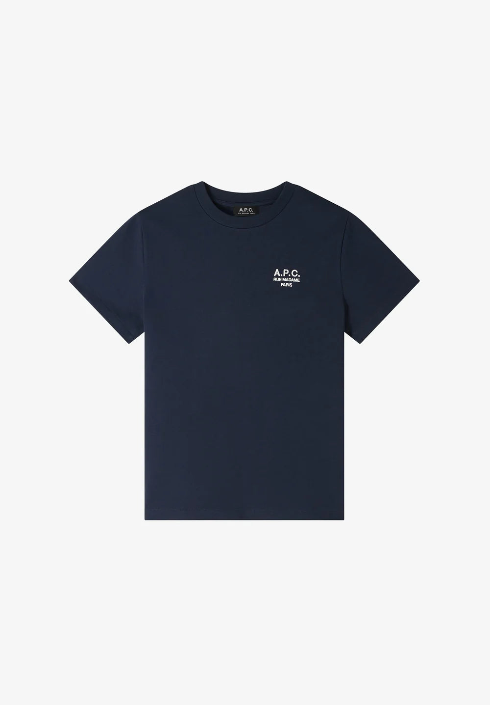 T Shirt APC TEE STANDARD RUE MADAME GOTS Navy Ecru