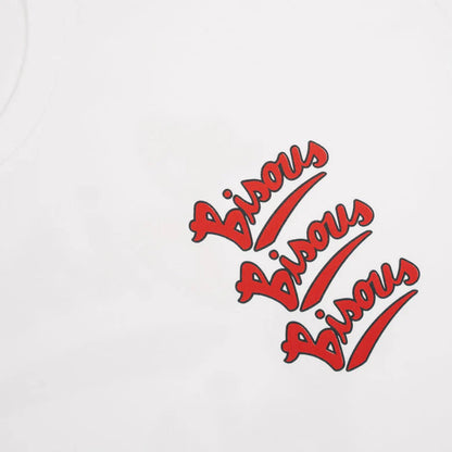 T Shirt Bisous Skateboards GIANNI White