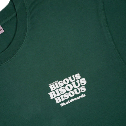 T Shirt Bisous Skateboards GREASE Forest Green
