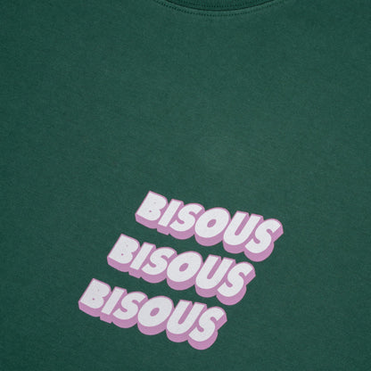 T Shirt Bisous Skateboards SONICS Forest Green