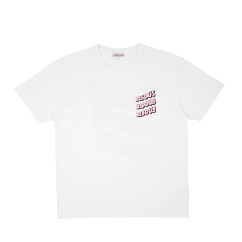 T Shirt Bisous Skateboards SONICS White