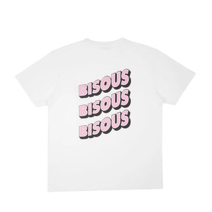 T Shirt Bisous Skateboards SONICS White