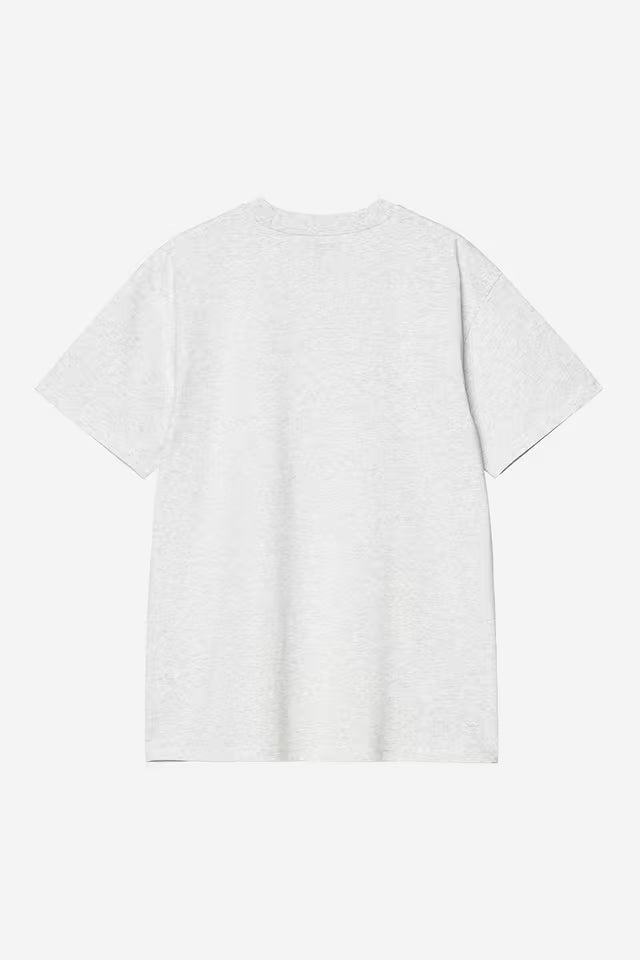 T Shirt Carhartt Wip AMERICAN SCRIPT S/S TEE Ash Heather