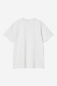 T Shirt Carhartt Wip AMERICAN SCRIPT S/S TEE Ash Heather