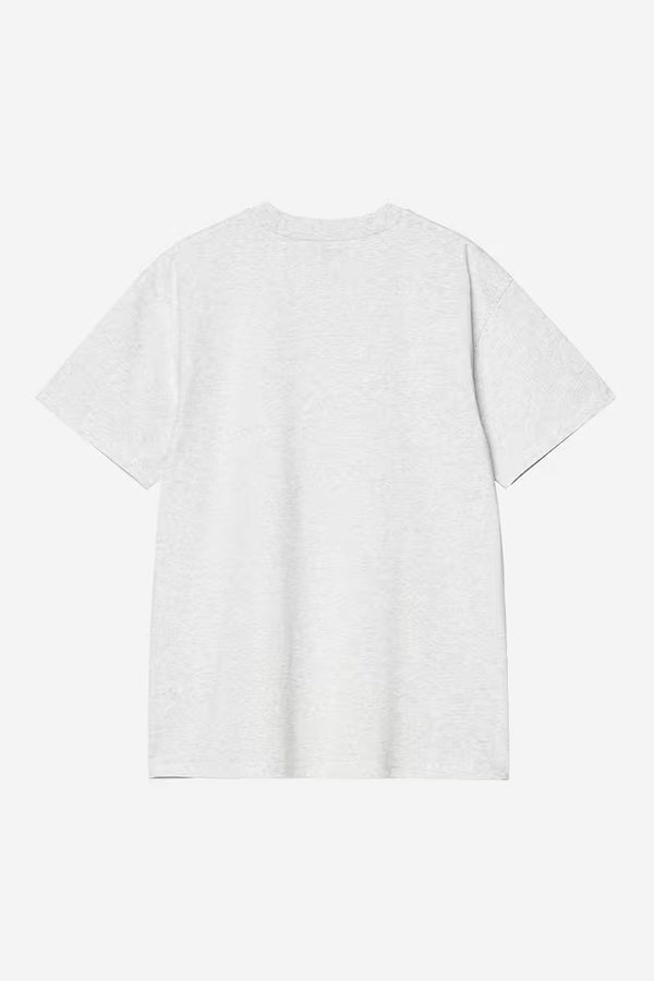 T Shirt Carhartt Wip AMERICAN SCRIPT S/S TEE Ash Heather
