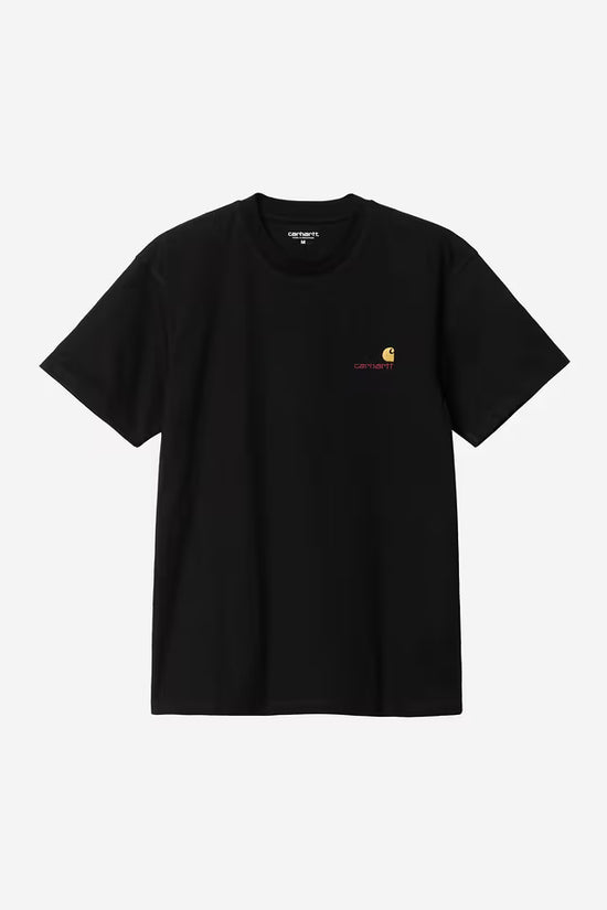 T Shirt Carhartt Wip AMERICAN SCRIPT S/S TEE Black — Carhartt WIP
