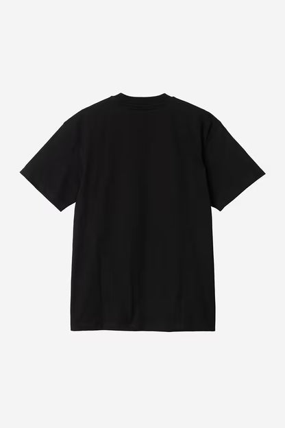T Shirt Carhartt Wip AMERICAN SCRIPT S/S TEE Black