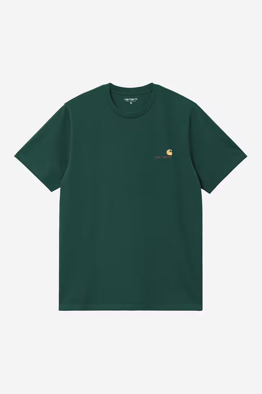 T Shirt Carhartt Wip AMERICAN SCRIPT S/S TEE Dark Fir