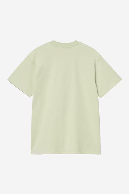 T Shirt Carhartt Wip AMERICAN SCRIPT S/S TEE Pale Olive
