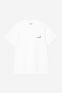 T Shirt Carhartt Wip AMERICAN SCRIPT S/S TEE White