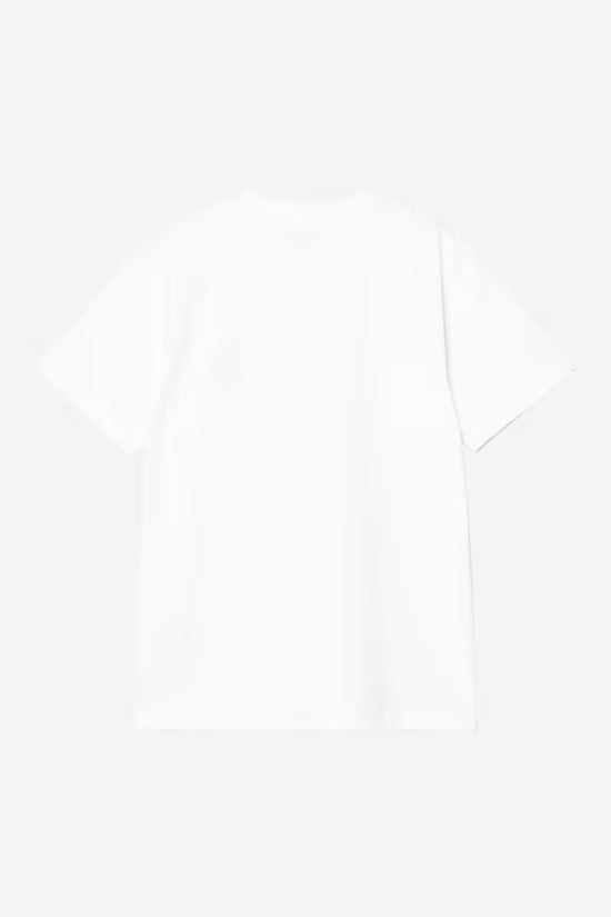 T Shirt Carhartt Wip AMERICAN SCRIPT S/S TEE White
