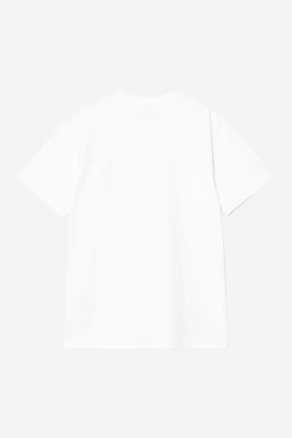 T Shirt Carhartt Wip AMERICAN SCRIPT S/S TEE White