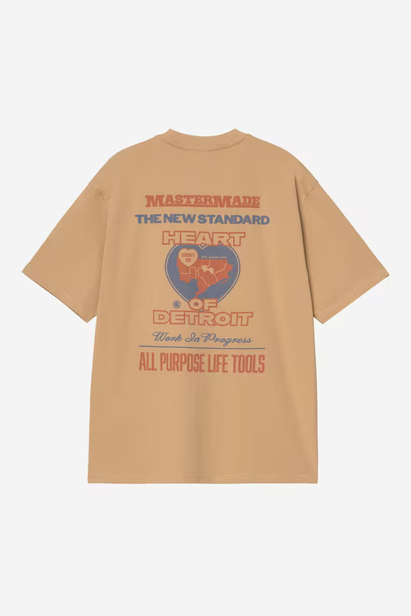 T Shirt Carhartt Wip ARCAN S/S TEE Dusty H Brown