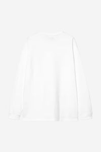 T Shirt Carhartt Wip CHASE L/S TEE White Gold