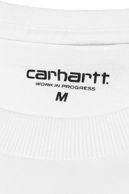 T Shirt Carhartt Wip CHASE L/S TEE White Gold