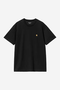 T Shirt Carhartt Wip CHASE S/S TEE Black Gold