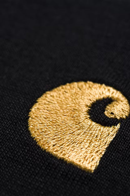 T Shirt Carhartt Wip CHASE S/S TEE Black Gold