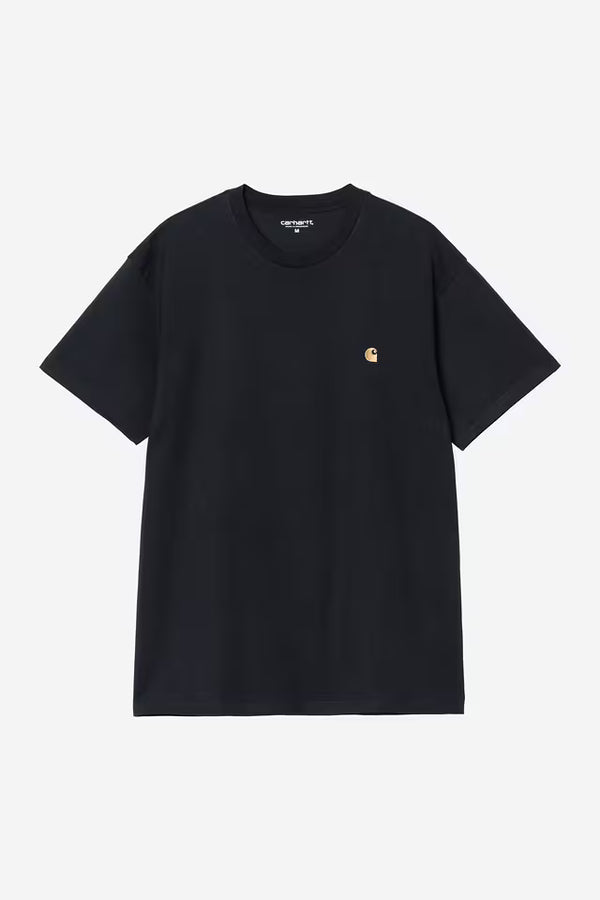 T Shirt Carhartt Wip CHASE S/S TEE Navy Gold — Carhartt wip
