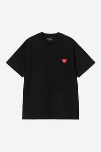 T Shirt Carhartt Wip HEART II HARTT S/S TEE Black