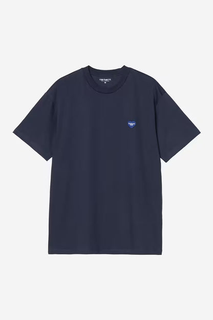 T Shirt Carhartt Wip HEART II HARTT S/S TEE Blue