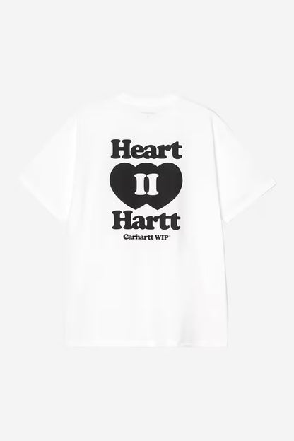 T Shirt Carhartt Wip HEART II S/S TEE White