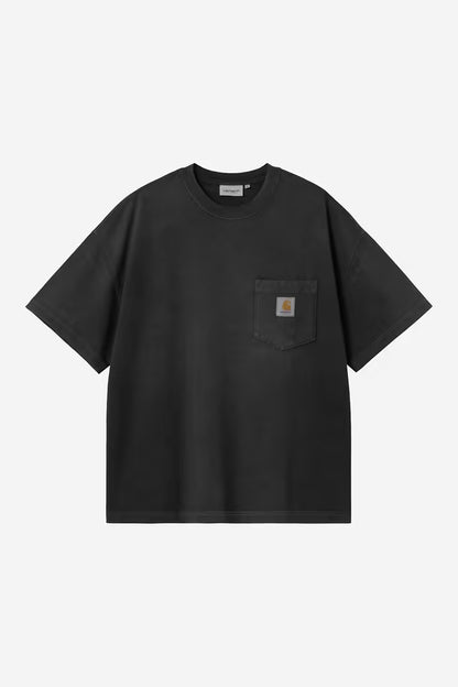 T Shirt Carhartt Wip HUDSON POCKET S/S TEE Black