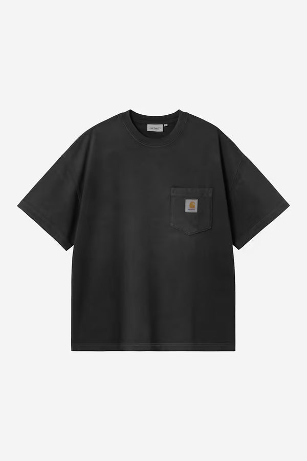 T Shirt Carhartt Wip HUDSON POCKET S/S TEE Black — Carhartt wip