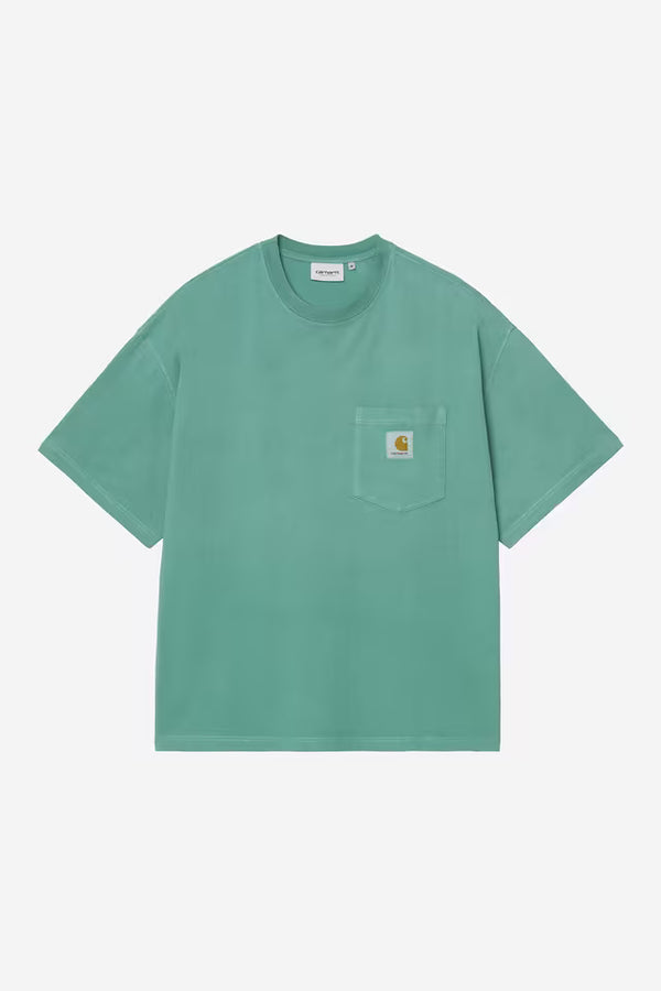 T Shirt Carhartt Wip HUDSON POCKET S/S TEE Saguaro — Carhartt wip