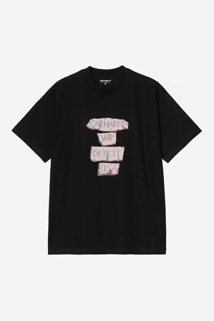 T Shirt Carhartt Wip MASTERPIECE S/S TEE Black