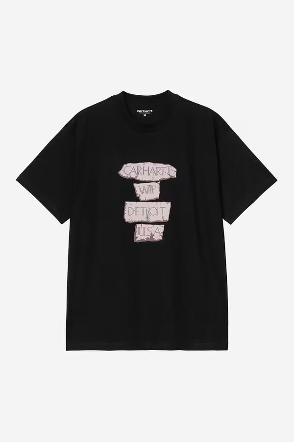 T Shirt Carhartt Wip MASTERPIECE S/S TEE Black — Carhartt wip