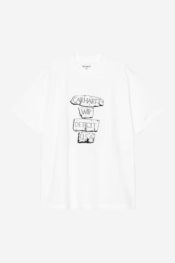 T Shirt Carhartt Wip MASTERPIECE S/S TEE White — Carhartt wip