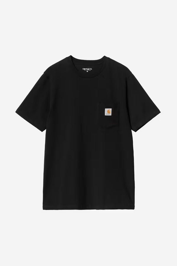 T Shirt Carhartt Wip POCKET S/S TEE Black — Carhartt wip