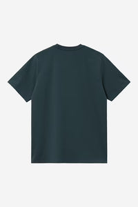 T Shirt Carhartt Wip POCKET S/S TEE Deep Lagoon