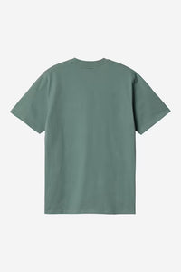 T Shirt Carhartt Wip POCKET S/S TEE Silver Pine
