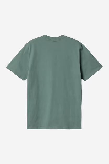 T Shirt Carhartt Wip POCKET S/S TEE Silver Pine