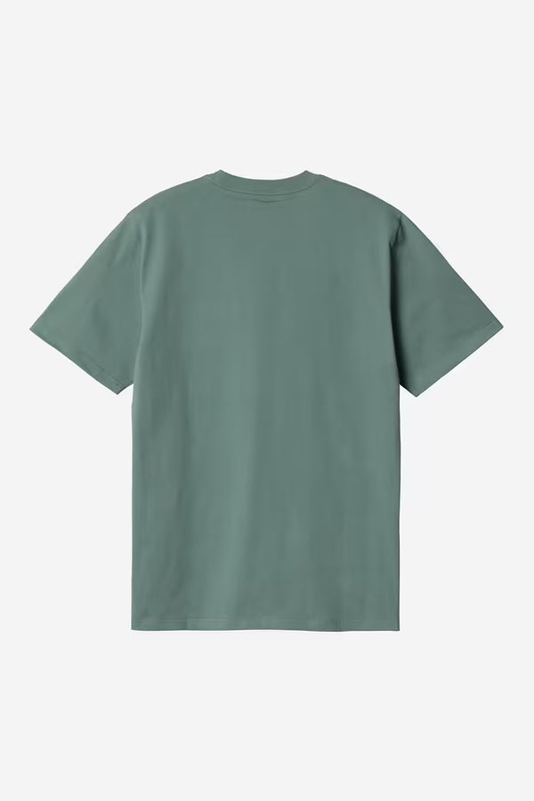 T Shirt Carhartt Wip POCKET S/S TEE Silver Pine