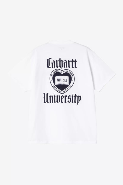 T Shirt Carhartt Wip SCHOOLING S/S TEE White